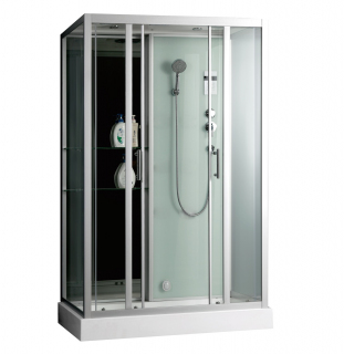 Душевая кабина Frank F-505-1 140x85 см с турецкой баней, 2457800
